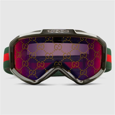 gucci motocross goggles|Gucci ski goggles in green injected .